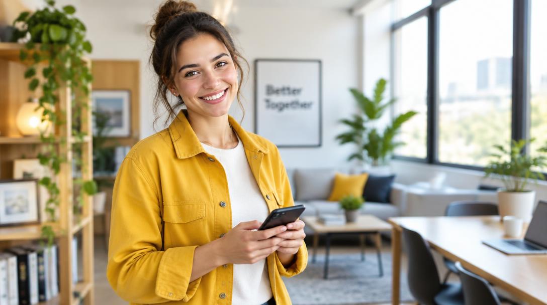 A GigsLo helper smiling after completing a task